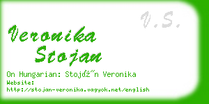 veronika stojan business card